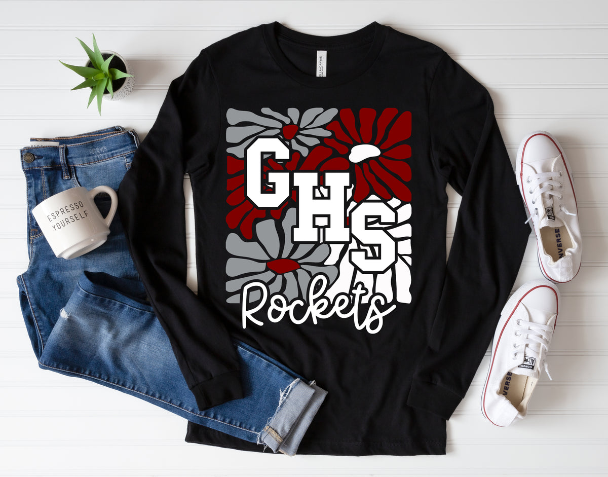 GHS Rockets Floral Transfer Sheet – Pretty Lil Things PLT Wholesale