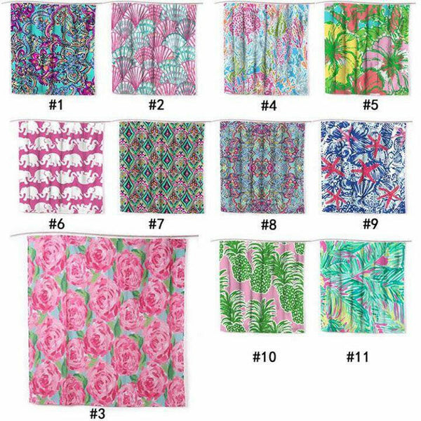 Shower Curtain and Mat Set