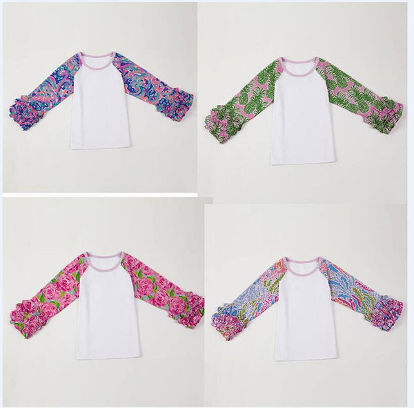 Lilly Ruffle Raglan-Kids
