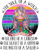 The soul of a witch - Dye Sub Heat Transfer Sheet