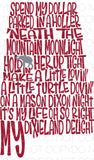 Dixieland Delight Red - Dye Sub Heat Transfer Sheet