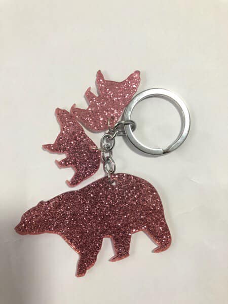 Acrylic Keychains-Bears
