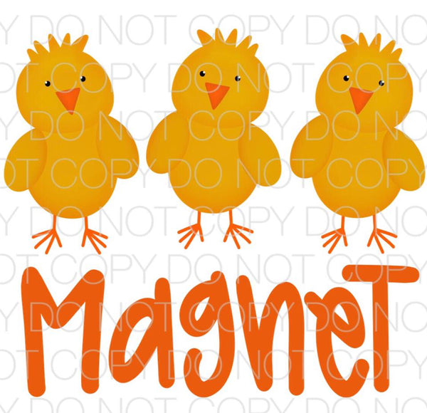 Chick Magnet Transfer Sheet