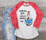 National Read Across America Day - Dye Sub Heat Transfer Sheet