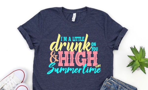SP101-Drunk on You High on Summertime Screenprint Transfer
