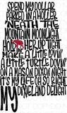Dixieland Delight Black - Dye Sub Heat Transfer Sheet