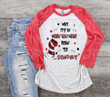 Why fit in when you were born to stand out Plaid - Dye Sub Heat Transfer Sheet