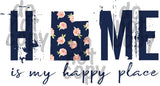 Home is my happy place Utah - Dye Sub Heat Transfer Sheet