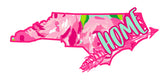 North Carolina Rose - Dye Sub Heat Transfer Sheet