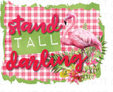 Stand Tall Darling - HTV Transfer
