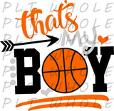 That's My Boy Basketball - Dye Sub Heat Transfer Sheet