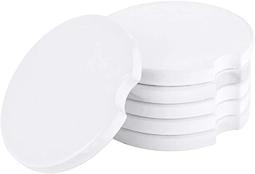 Sublimation Ready Sandstone Car Coasters-Blank
