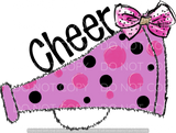 Cheer Megaphone Purple - Dye Sub Heat Transfer Sheet