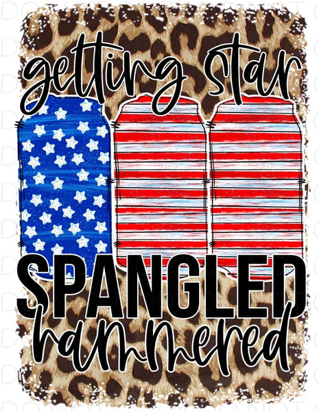 Getting Star Spangled Hammered - HTV Transfer