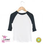 LG 3/4 Sleeve Raglan Tee 100% Polyester