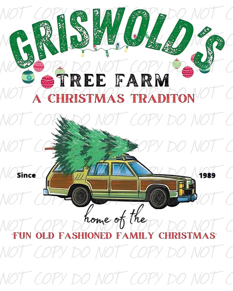 Griswold Tree Farm Transfer Sheet