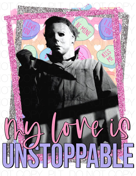 My Love Is Unstoppable Transfer Sheet