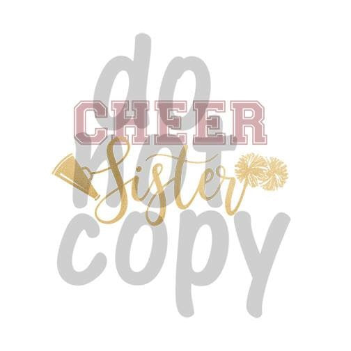 Cheer Sister - Dye Sub Heat Transfer Sheet