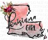 Louisiana Girl - Dye Sub Heat Transfer Sheet