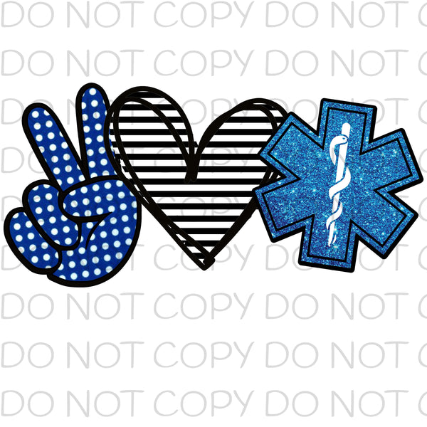 Peace love emt - HTV Transfer