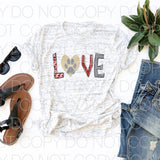 Dog love - Dye Sub Heat Transfer Sheet
