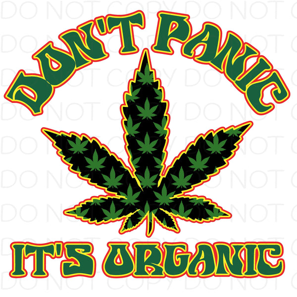 Don’t Panic It’s Organic - HTV Transfer