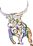 Rainbow Bull - Dye Sub Heat Transfer Sheet