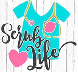 Scrub Life - Dye Sub Heat Transfer Sheet