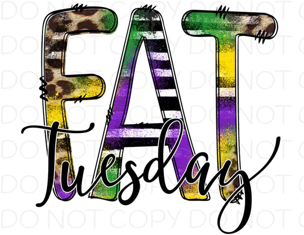 Fat Tuesday Transfer Sheet