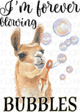I’m forever blowing bubbles - Dye Sub Heat Transfer Sheet