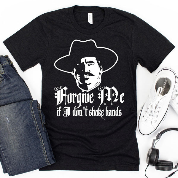 SP208-Forgive Me If I Don’t Shake Hands Screenprint Transfer