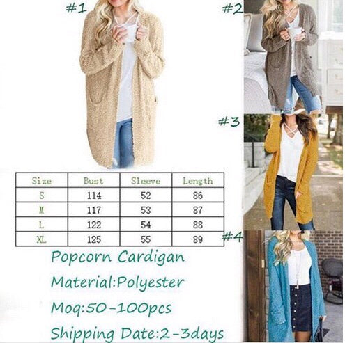 Popcorn Cardigan