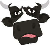 Black Bull Head - Dye Sub Heat Transfer Sheet