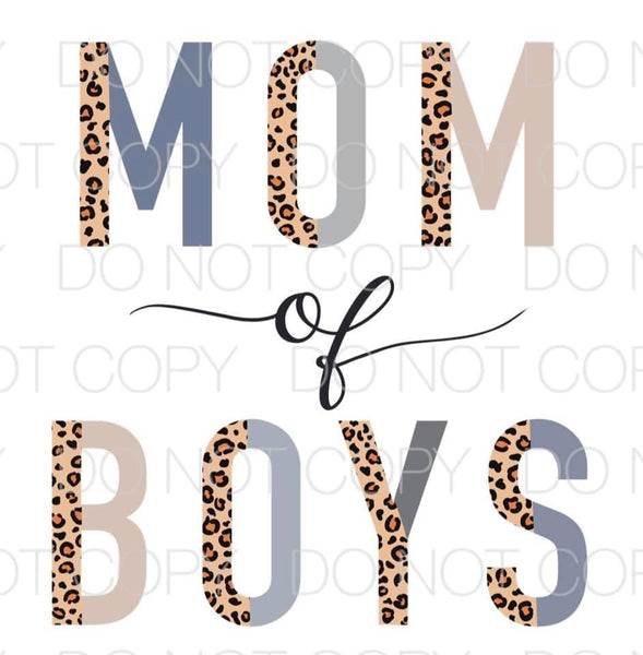 Mom of Boys Transfer Sheet