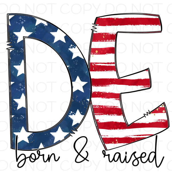 DE Born and Raised - HTV Transfer
