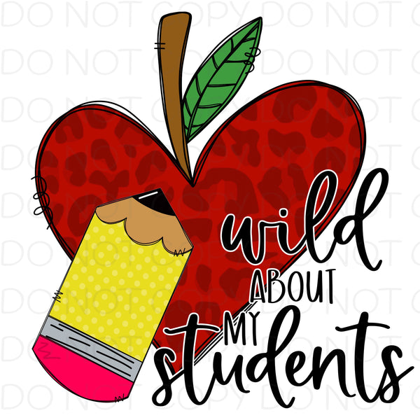 Wild about my students - HTV Transfer