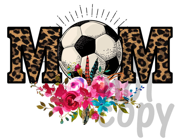 Soccer Mom Leopard - HTV Transfer