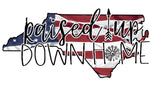 Raised Up Down Home North Carolina - Dye Sub Heat Transfer Sheet