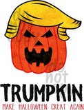 Trumpkin Make Halloween Great Again - Dye Sub Heat Transfer Sheet