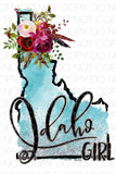 Idaho Girl - Dye Sub Heat Transfer Sheet