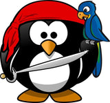 Penguin Pirate - Dye Sub Heat Transfer Sheet