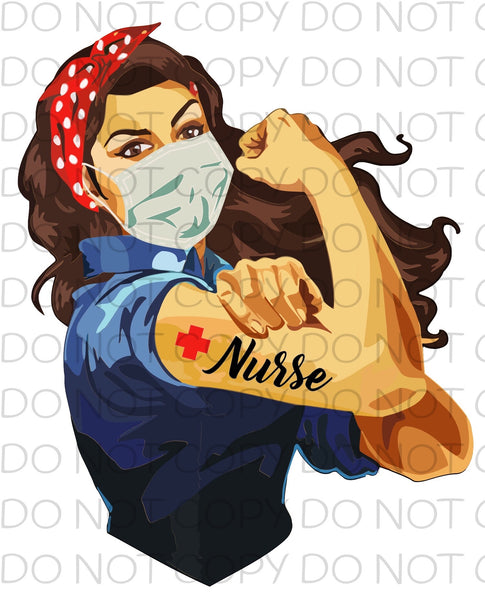 Nurse Girl Power - HTV Transfer