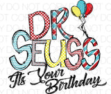 Dr S It’s Your Birthday - Dye Sub Heat Transfer Sheet