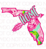 Florida Rose - Dye Sub Heat Transfer Sheet