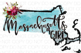 Massachusetts Girl - Dye Sub Heat Transfer Sheet