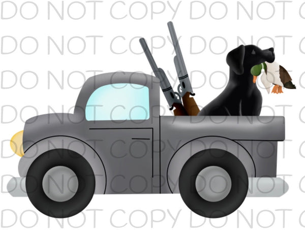 Duck hunting truck - HTV Transfer
