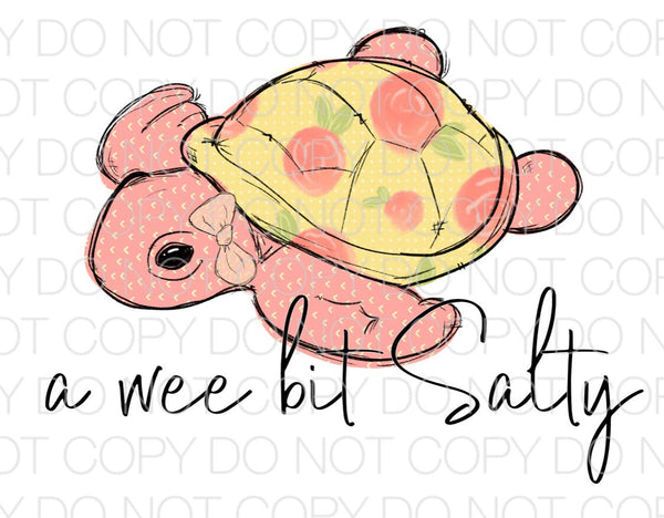 A Wee Bit Salty Transfer Sheet