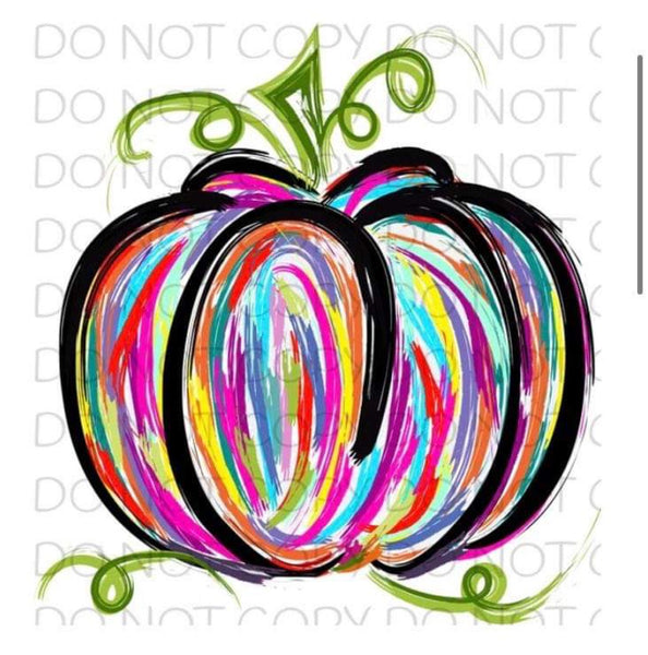 Painted Pumpkin Transfer Sheet