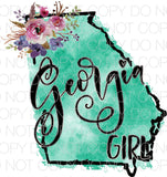 Georgia Girl - Dye Sub Heat Transfer Sheet