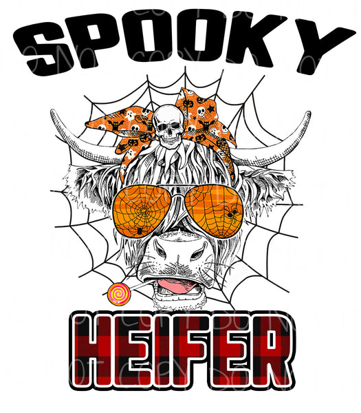 Spooky Heifer Transfer Sheet